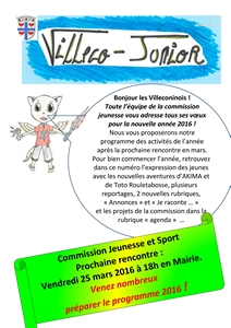 Villeco Junior 3 - janvier 2016